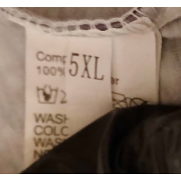 Women's Plus 5XL Tie Dye V-Neck Sleeveless Tunic Top Purple White (JC255) - Picture 3 of 7